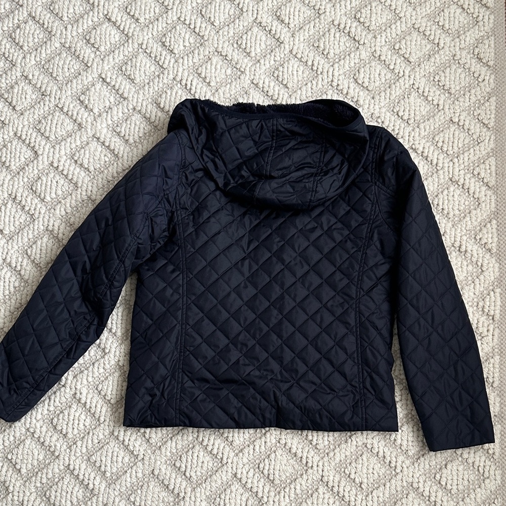Uniqlo Dark blue Quilted Hooded Jacket - Picture 3 of 5